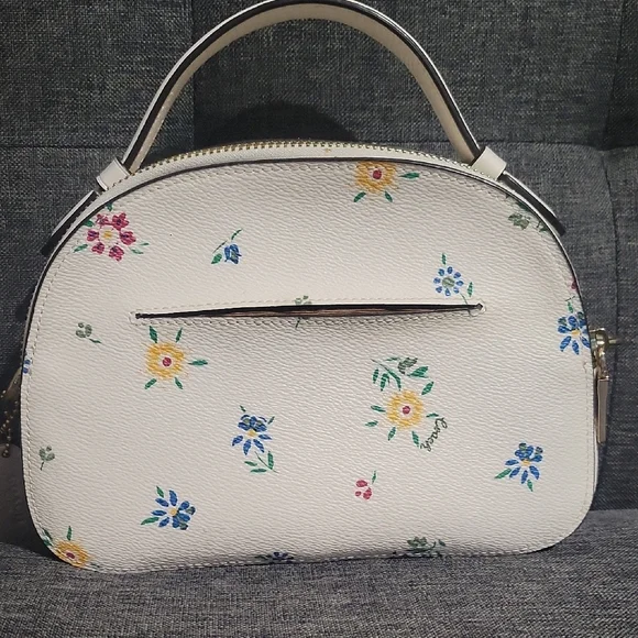 Coach White Floral Women's Bag - Picture 2 of 12